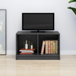 TV staliukas Televizoriaus spintelė, pilka, 70x33x42cm, pu&scaron;ies masyvas