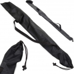 Nordic Walking lazdų dėklas su dirželiu, 70x12 cm, juodas