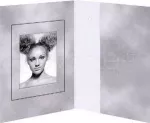 Nuotraukų rėmelis 1x100 Daiber Folders Passport Photo, pilka, 31x42 mm