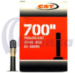 CST A-V 48mm dviračio kamera 700x35/43C Schrader ventilis