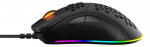 Pelė DELTACO GAMING su laidu, 6400 DPI, RGB, USB, juoda / GAM-108