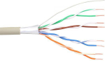 InLine Telefono kabelis 8 venos, 4x2x06mm, ekranuotas, 25m (69987C)