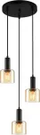 Italux Pakabinamas &scaron;viestuvas Santia PND-65342-3A-BK+AMB