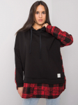 Rue Paris Megztinis-RV-BL-7312.14-juoda-raudona
