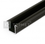 3m LED juostos profilis SMART-IN10 A/Z, juodai anoduotas