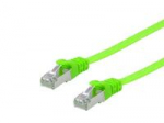 Equip Kabelis połączeniowy Cat6A U/FTP 2xRJ45 0.50m žalia płaski LSZH