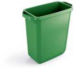 Durable &Scaron;iuk&scaron;lių dėžė rū&scaron;iavimui DURABIN&reg; 60L stačiakampė, žalia sp. (dangtis perkamas atskirai)