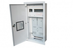 Alfako metalinis įleidžiamas skirstomasis įrenginys 1 X TL 3F elektroniniam skaitikliui + 11 apsaugų užrakto langelis RAL 9003A-RW12E