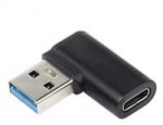 &bdquo;PremiumCord&ldquo; 90&deg; i&scaron;lenktas USB-C lizdas iki A tipo USB3.0 ki&scaron;tukas