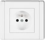Karlik Elektrotechnik FGP-1zp FLEXI Lizdas single su/u 2P+Z balta FGP-1zp