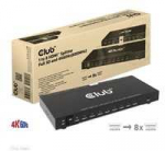 Club 3D Club3D vaizdo skirstytuvas 1:8 HDMI 2.0 4K60Hz UHD (600Mhz), 8 prievadai