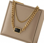 Kaklo papuo&scaron;alas moterims C94, aukso spalvos