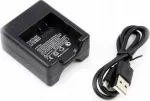 Xrec Dvigubas USB baterijų įkroviklis, skirtas Yi Cameras 2