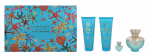 Kvepalų rinkinys moterims Versace Dylan Torquoise (EDT, 100 ml + kūno gelis, 100 ml + du&scaron;o želė, 100 ml, + EDT miniatiūra, 5 ml)