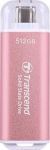 Kietasis diskas I&scaron;orinio disko SMD Transcend SSD USB- C 512GB EXT. Rožinis / TS512GESD300P TRANSCEND