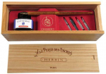 Ecost prekė po grąžinimo Herbin 27016T - A wooden box '' Sapphire eclat '' Compret a wooden puck, 5