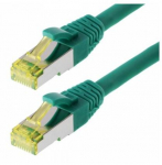 &bdquo;helos&ldquo; jungiamasis kabelis &bdquo;Cat 6a S/FTP RJ45&ldquo;, žalias, 15 m, AWG26/7 LSZH GHMT