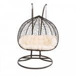 Dvivietės pakabinamos kėdės pagalvėlė D031-05CW 105 x 175 cm PATIO