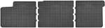 Frogum Guminiai kilimėliai Volkswagen T5 2003-2015m. (2 eilė / Double cab)