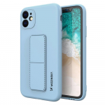 Wozinsky silikoninis su stoveliu Xiaomi Redmi 10X 4G / Xiaomi Redmi Note 9 dėklas telefonui žydros spalvos