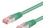 Goobay CAT 6 Komutacinis kabelis S/FTP (PiMF), žalias, 2 m, Cat6, S/FTP (S-STP), RJ-45, RJ-45, Žalias