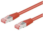 Goobay 95467, 0,5 m, Cat6, S/FTP (S-STP), RJ-45, RJ-45, Raudona