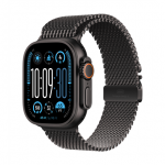 Apple Watch Ultra 2 GPS + Cellular 49mm Black Titanium Case with Black Titanium Milanese Loop - Medium MX5U3UL/A