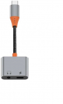 WiWU &ndash; garso adapteris LT10 nuo C iki C tipo + 3,5 mm