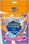 Bic BIC vaikams i&scaron;trinamų spalvinimo pie&scaron;tukų rinkinys, 12 vnt. [0 0]