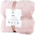 Eurofirany Euro užuolaidos D91/K/CARO 170X210 ROŽINĖS
