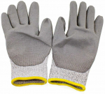 Bituxx PU danga darbo pir&scaron;tinės, juodos su raudonomis detalėmis, S-XXL, 20 porų