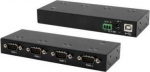 Exsys EXSYS EX-13074HM USB 2.0 iki 4 RS-232 nuosekliųjų prievadų metalinis dėklas FTDI mikroschemų rinkinys
