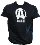 Universal Nutritions Universal Animal Basic Logo Tee Mar&scaron;kinėliai juodi (S dysis )