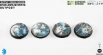 Gamers Grass Žolės žaidėjai žaidėjai Grass: Infinity &ndash; Svalarheimo forpost &ndash; apvalus 40 mm (x4)