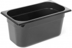 Juodo polikarbonato konteineris GN 1/3 H 100 mm - Hendi 862520