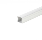 LED pavir&scaron;inis profilis V-TAC, su dangteliu ir užbaigimais, baltas, 2000x17.2x15.5mm