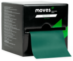 Neply&scaron;tanti elastinė juosta MOVES band 22,5 m (Spalva: Žalia)