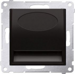 Kontakt Simon Simon LED juoda (DOS14.01 / 48)