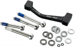 Diskinio stabdžio suporto adapteris SRAM Post Mount front 200mm/rear 180mm with stainless steel bolts 40mm standard