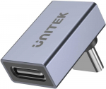 Unitek Adapteris USB-C į USB-C kampinis 40Gbps 240W