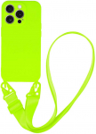 Topt Strap silikoninis dėklas skirtas Apple iPhone 11 design 2 lime