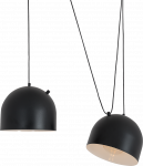 Customform Pakabinamas &scaron;viestuvas POPO L 2, juodas, &Oslash; 23 cm