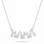 Brilio Silver Sidabriniai karoliai moterims Mama NCL189W