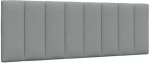 Lova Galvūgalio pagalvėlė, Hanko, &scaron;viesiai pilkos spalvos, 120cm, audinys