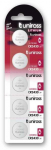 Uniross Batteries Uniross U5CR2430, Vienkartinė baterija, CR2430, Ličio, 3 V, 5 vnt., Sidabras