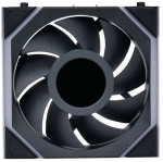 Lian Li UNI FAN SL Wireless LCD korpuso ventiliatorius, ARGB, PWM, 3er-Pack su valdikliu- 120 mm, juodos spalvos