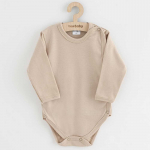 New Baby Naujas Baby Classic II kūdikių kombinezonas su pilnu užtrauktuku &scaron;viesiai smėlio spalvos, 56 (0-3m), 56 (0-3m) dydis