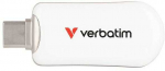 &bdquo;Verbatim&ldquo; USB atmintinė, USB C, 128 GB, &bdquo;Plectra&ldquo;, &bdquo;balta&ldquo;, 30229, USB C