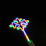 LED neoninė lazdelė snaigė