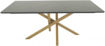 Venture Design Valgomojo stalas, Piazza, 180x90 cm, Juodas